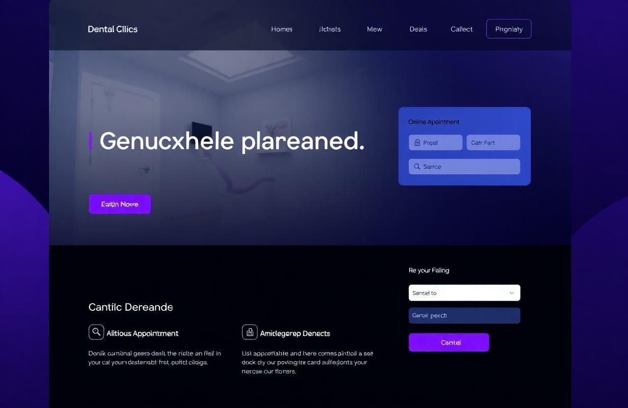 Dentist — Modern Netviora website redesign