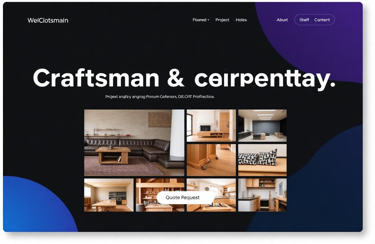 Handwerker — Modernes Netviora Website-Redesign