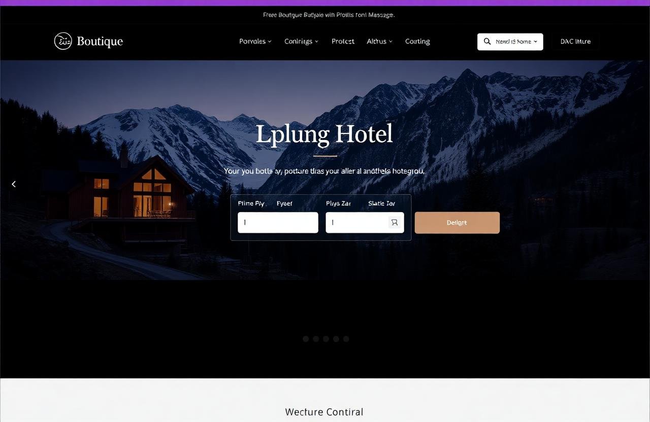 Hotel — Modernes Netviora Website-Redesign